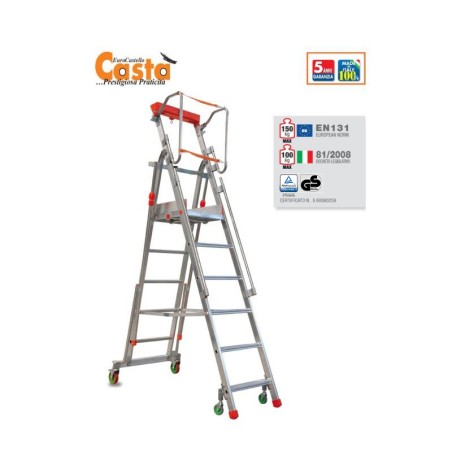 Scala a palchetto chiudibile Casta